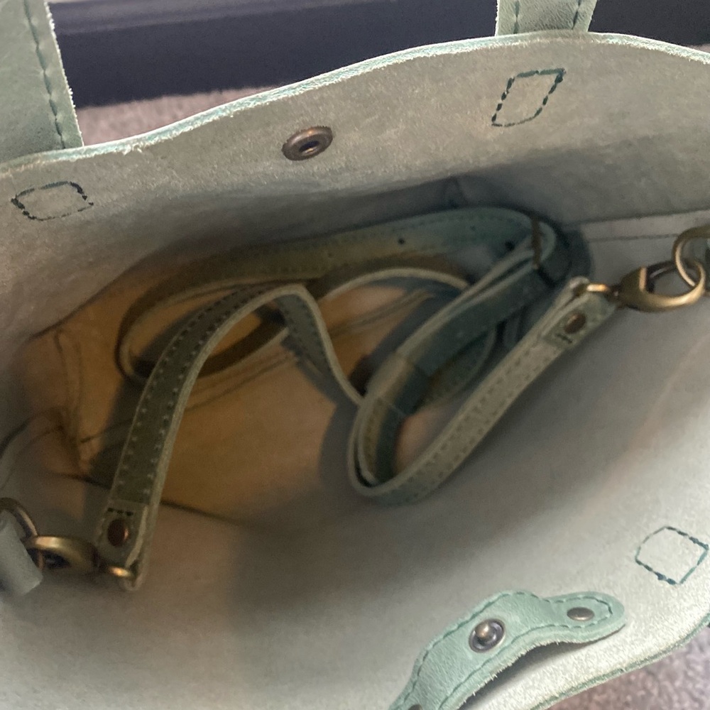 Portland Leather Cucumber Mini Crossbody - Picture 4 of 4